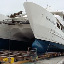 Embarcación lista para botadura